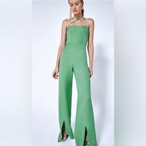 Alexis Rohani Sage Green Jumpsuit Sz S